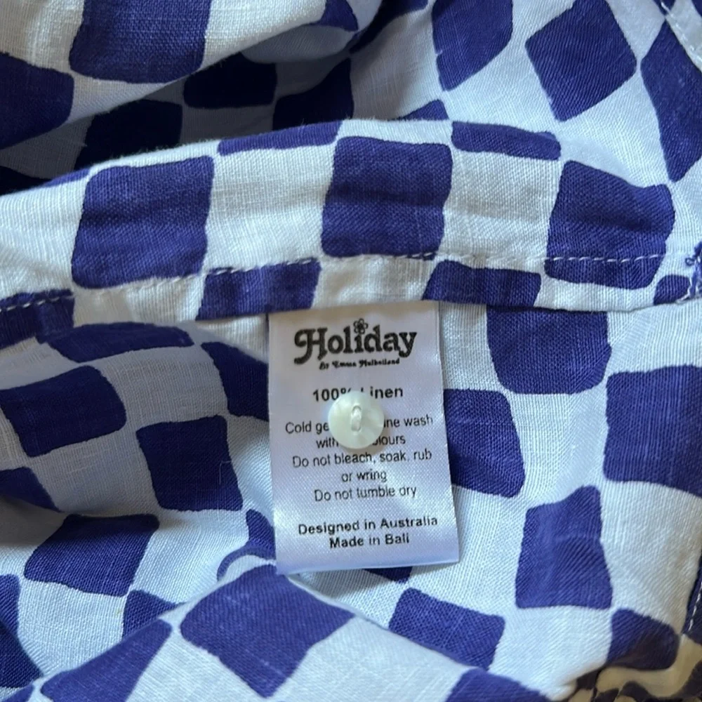 RARE Holiday The Label By Emma Mulholland | Pyjama Check Pant Set | Small
